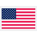 Box Packaging Full Face USA Flag Envelopes, 8"L x 5-1/4"W, Red/White/Blue, 1000/Pack PL424